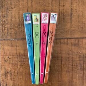 Set of 4 decorative fans
